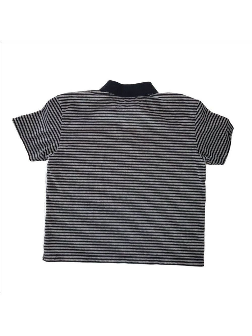 GAP Men’s Classic Fit Striped Cotton Polo Shirt XL - Picture 4 of 9
